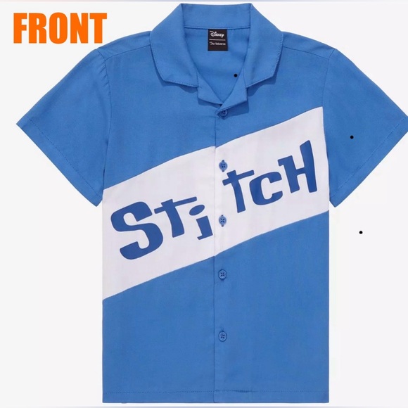 Disney Lilo & Stitch Island Life Toddler Woven Button-Up Toddler Size 2T - Picture 2 of 13